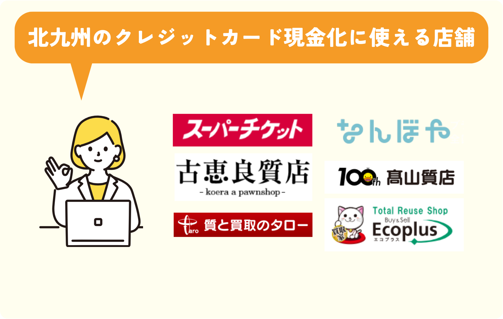 北九州でクレジットカード現金化に使える店舗6選
